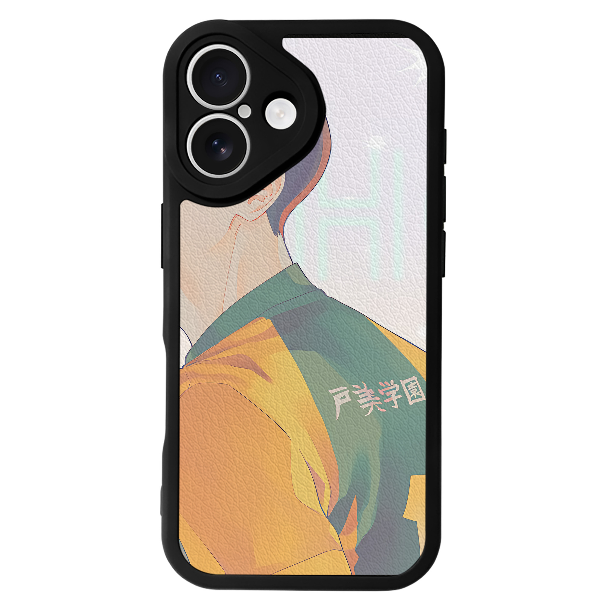 （画像用） ハイキュー!! Haikyu!! 【iPhone 16シリーズ対応】シリコンスマホケース（レザー調） 材質：シリコン